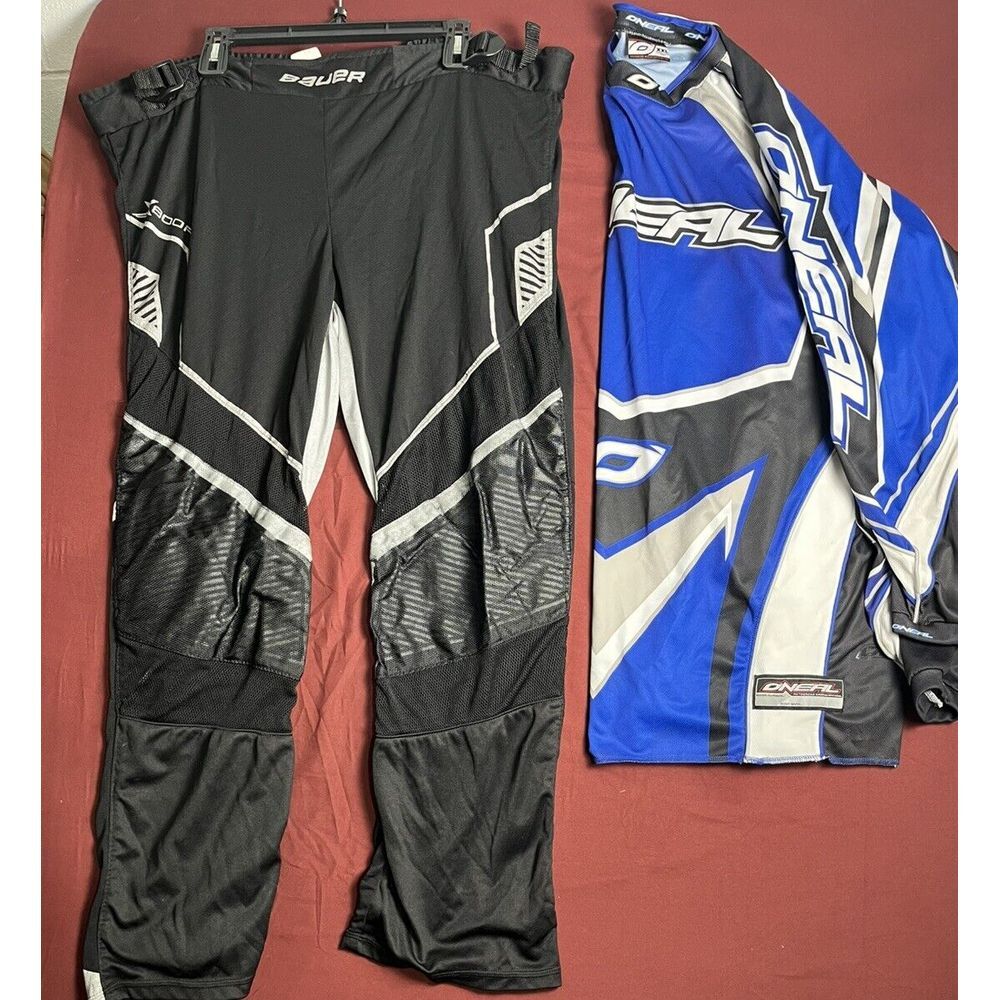 Bauer RH X800R Man Pant JR Pantalon  Gear ( L)  & ONEAL long sleeve shirt (XXL)